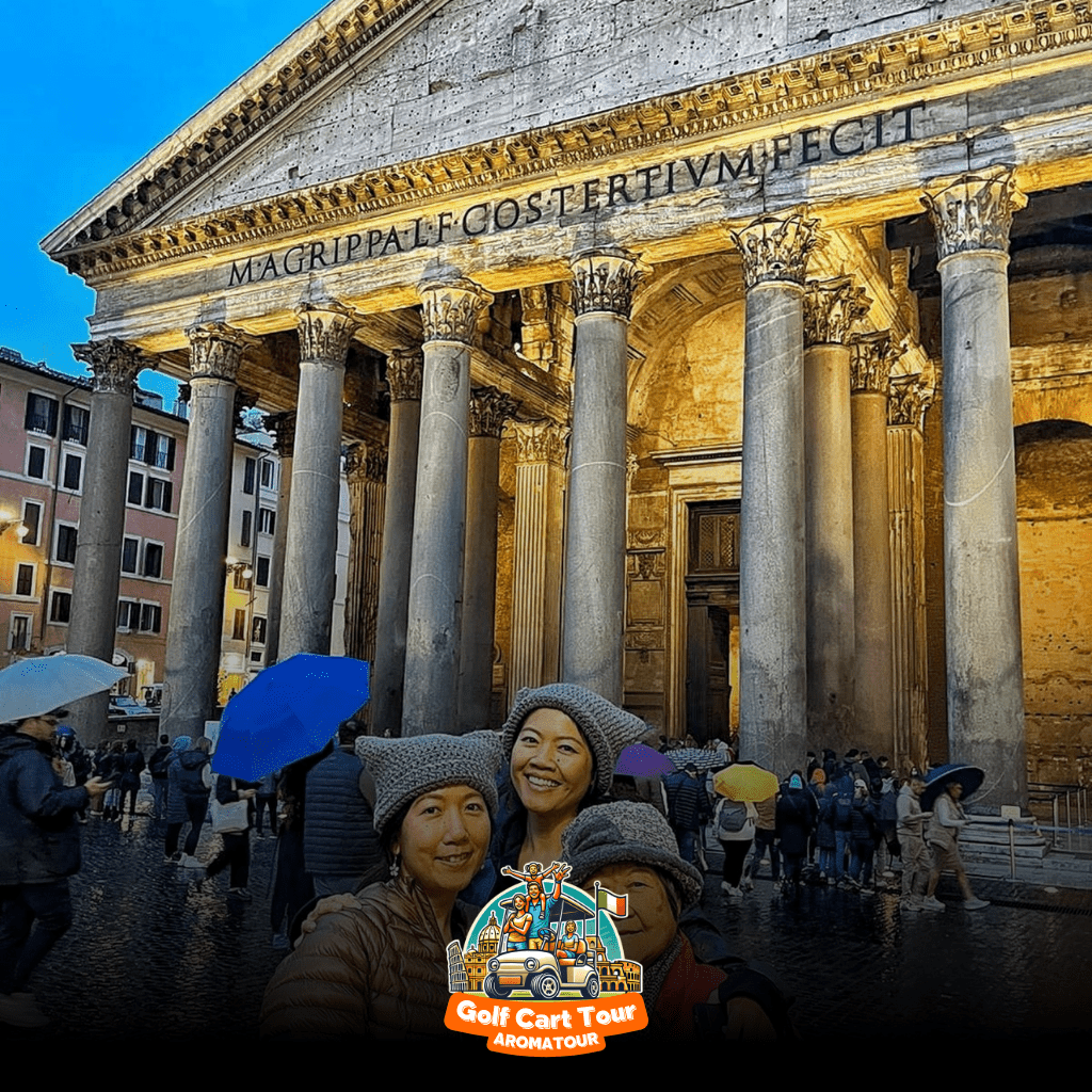 golf cart tour rome - riding