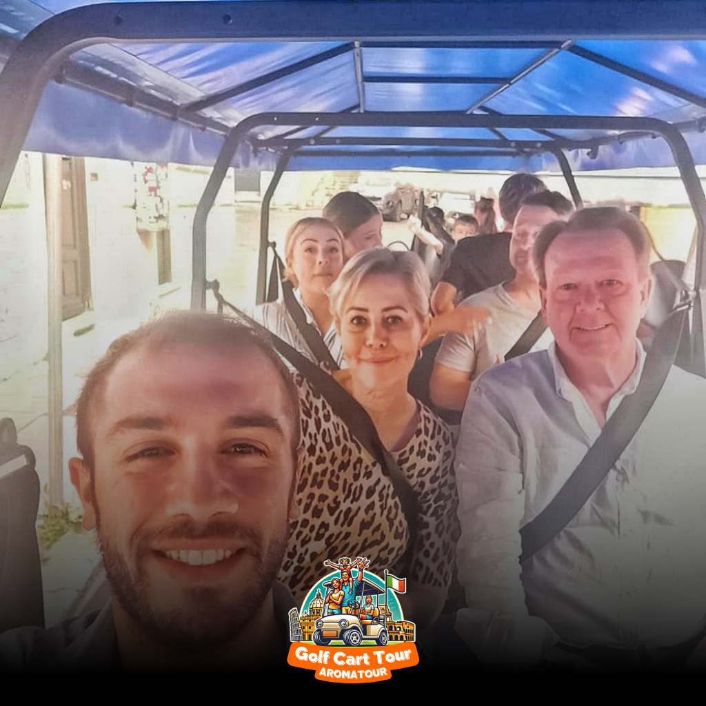 golf cart tour rome - riding